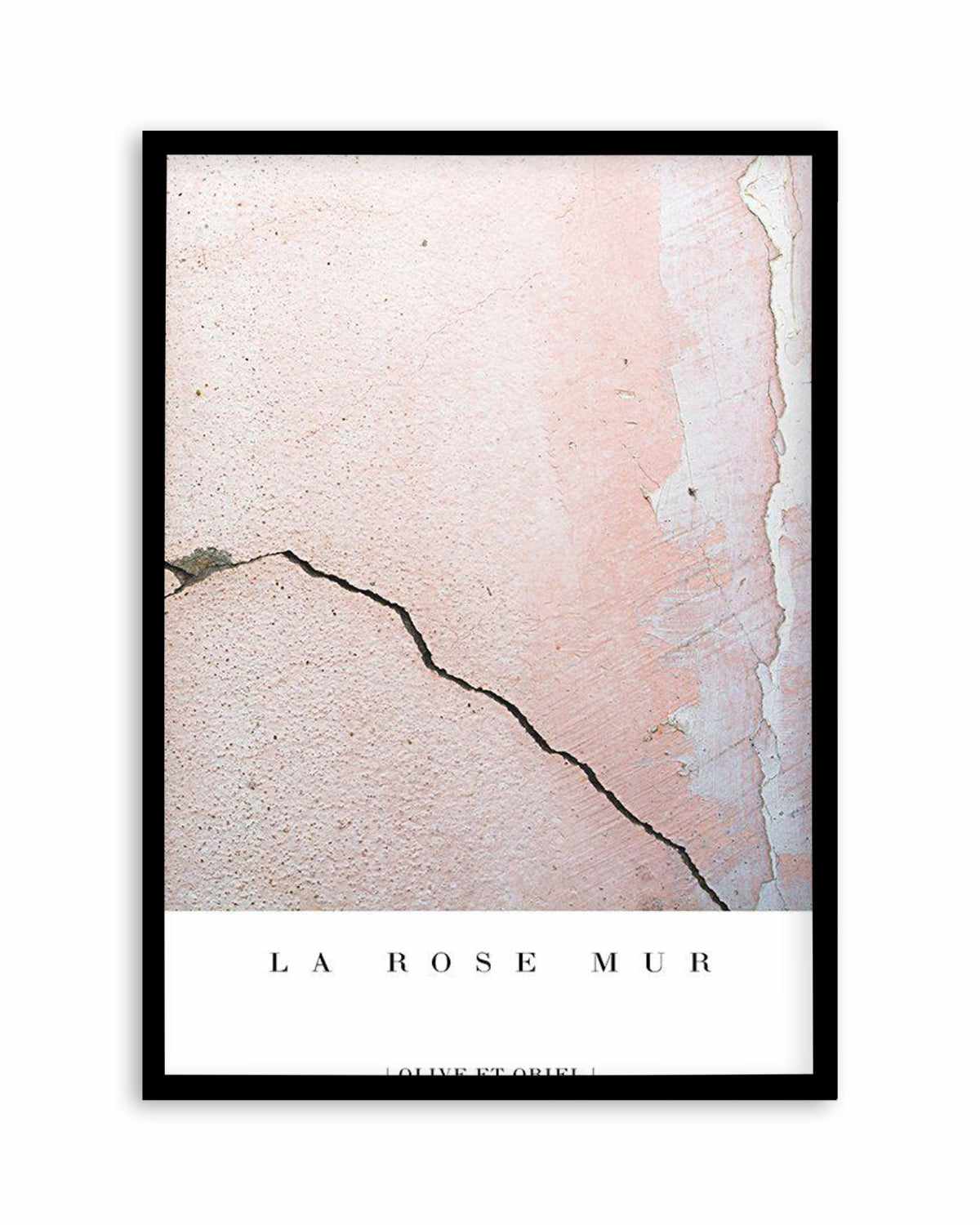 La Rose Mur Art Print