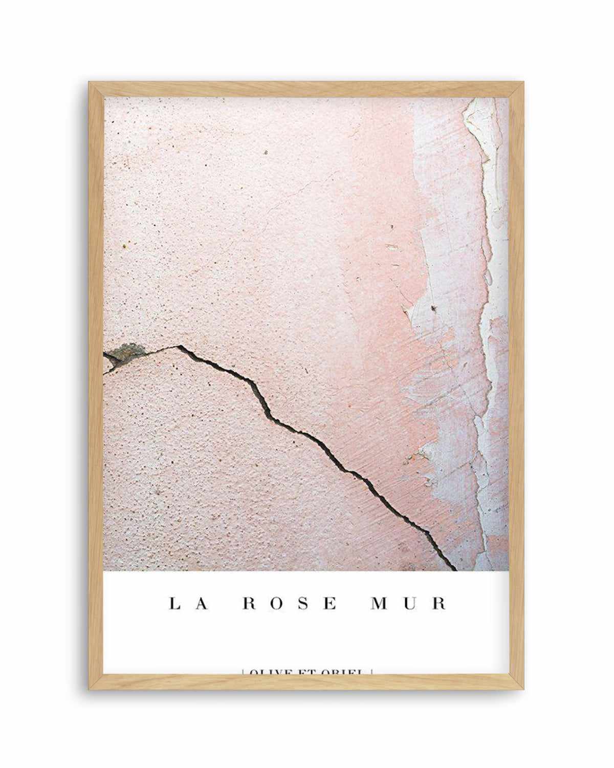 La Rose Mur Art Print