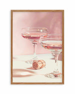 La Vie Est Belle | Drink The Champagne Art Print