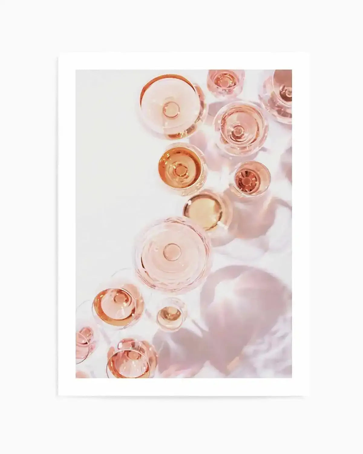 La vie est belle | Drink the champagne II Art Print from Olive et Oriel where you can shop wallpaper and artworks online