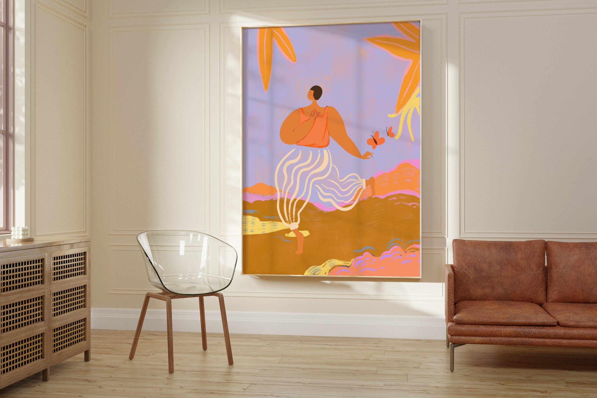 LaDiDa by Arty Guava | Art Print from Olive et Oriel where you can shop wallpaper and artworks online