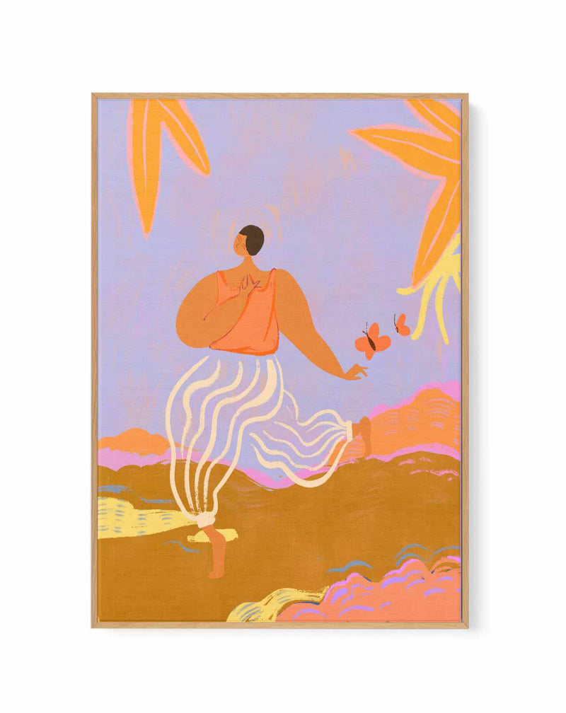 LaDiDa by Arty Guava | Framed Canvas Art Print