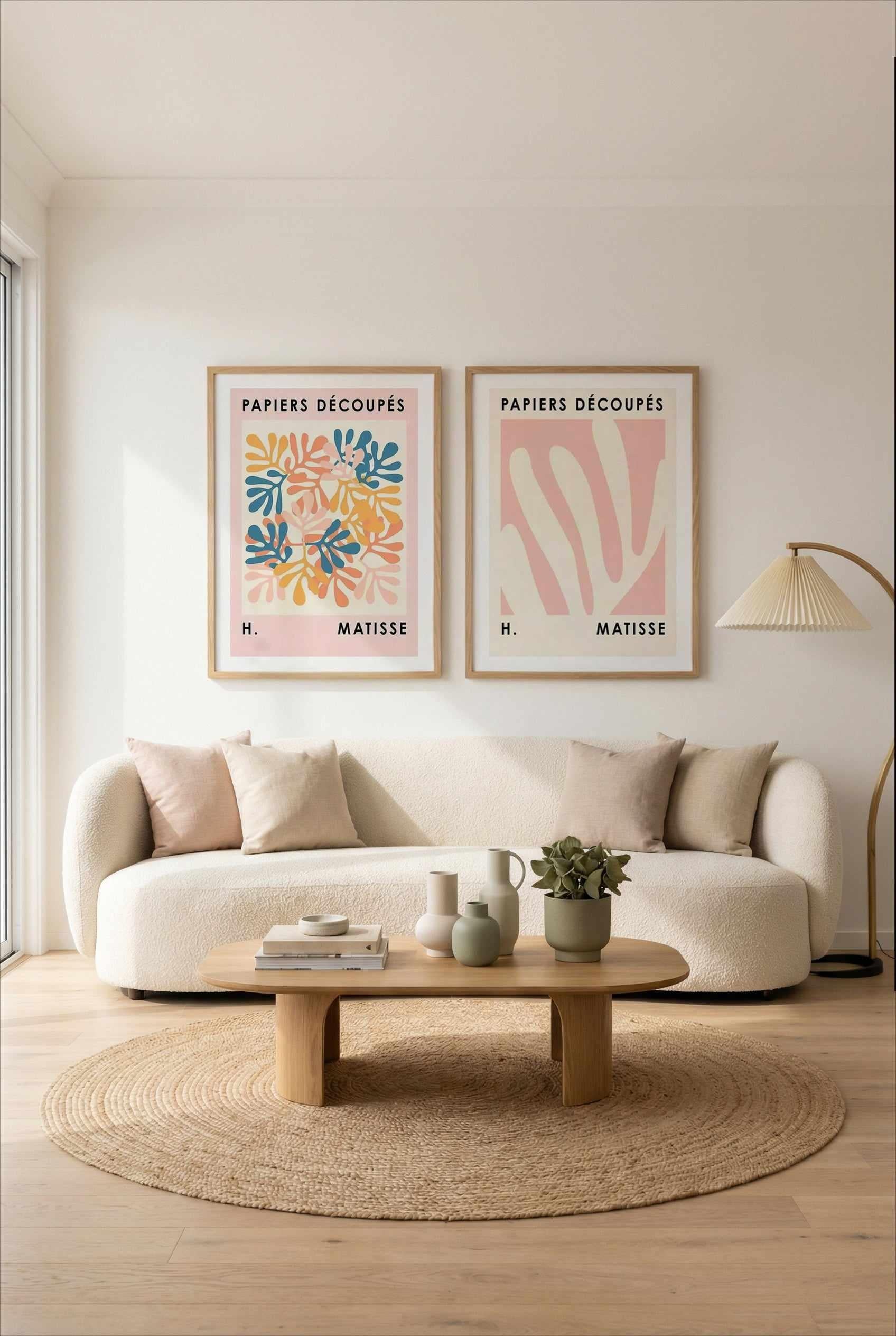 La Papiers Decoupes No II & III Art Print Set of 2 | Matching Wall Art from Olive et Oriel where you can shop wallpaper and artworks online