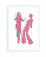 Ladies Dancing in Pink by Jenny Liz Rome | Art Print