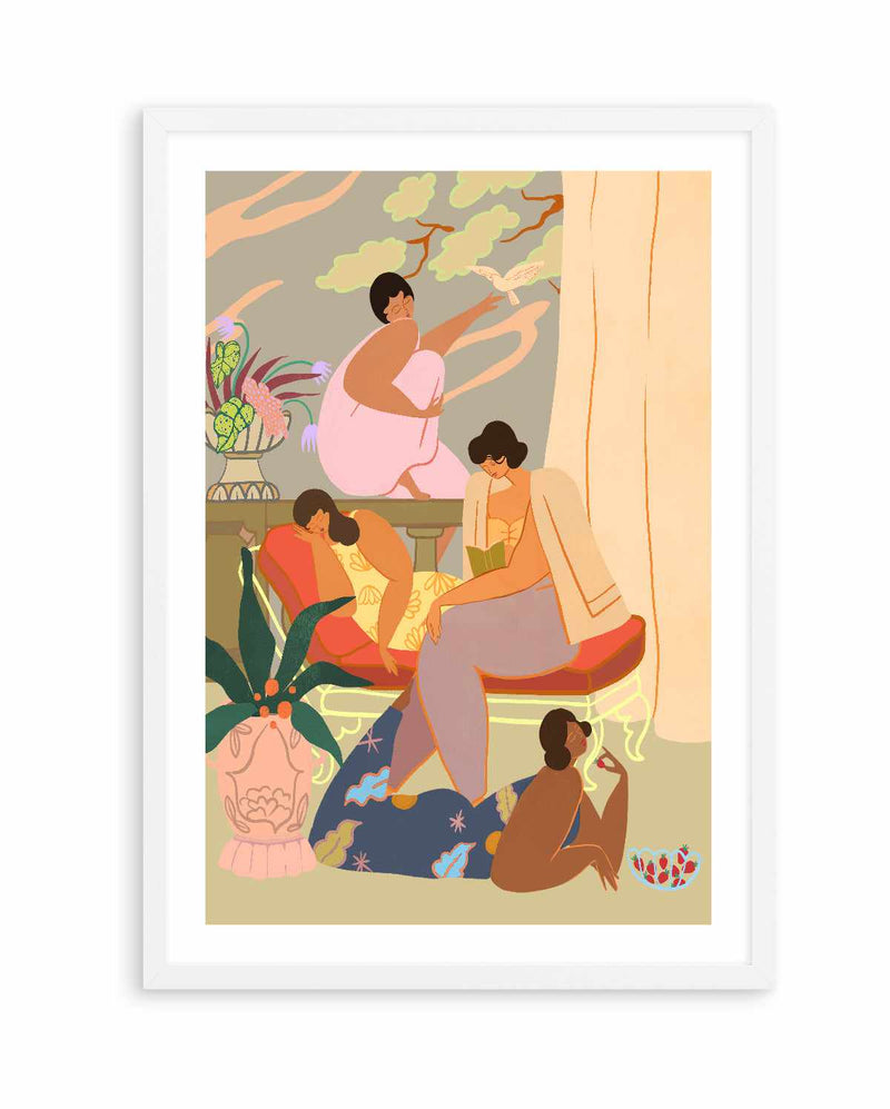 Ladies of Leisure by Arty Guava | Art Print