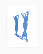 Lady Dancing in Blue II by Jenny Liz Rome | Art Print