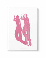 Lady Dancing in Pink I by Jenny Liz Rome | Framed Canvas Art Print