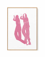Lady Dancing in Pink I by Jenny Liz Rome | Framed Canvas Art Print