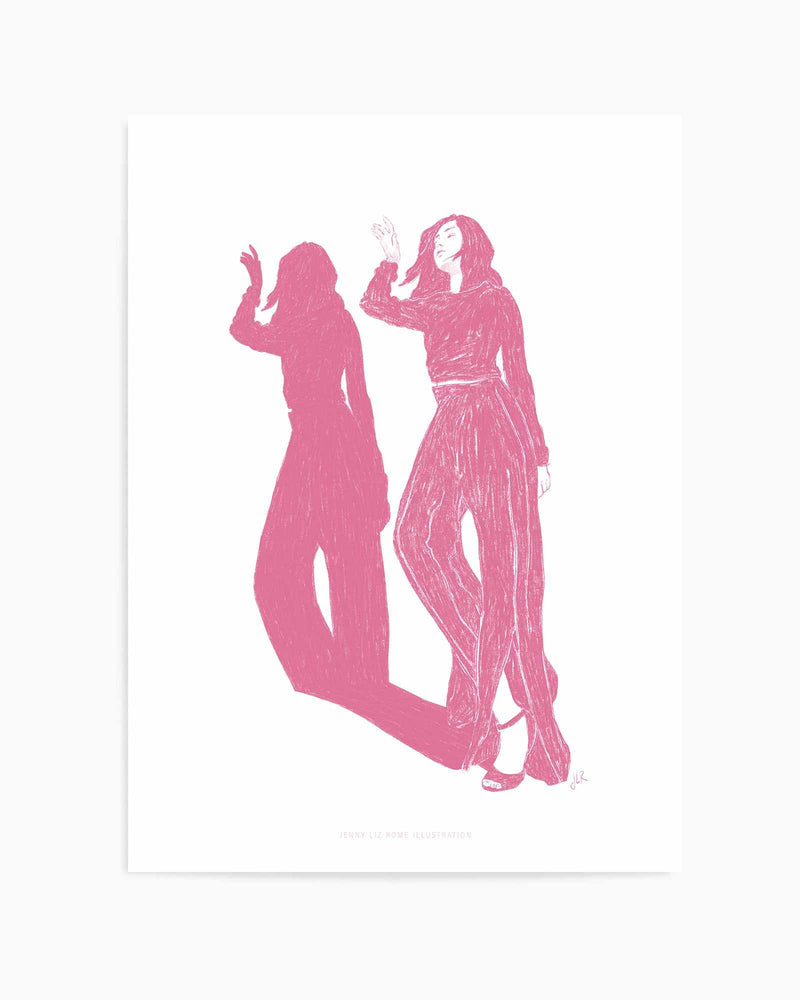 Lady Dancing in Pink I by Jenny Liz Rome | Art Print
