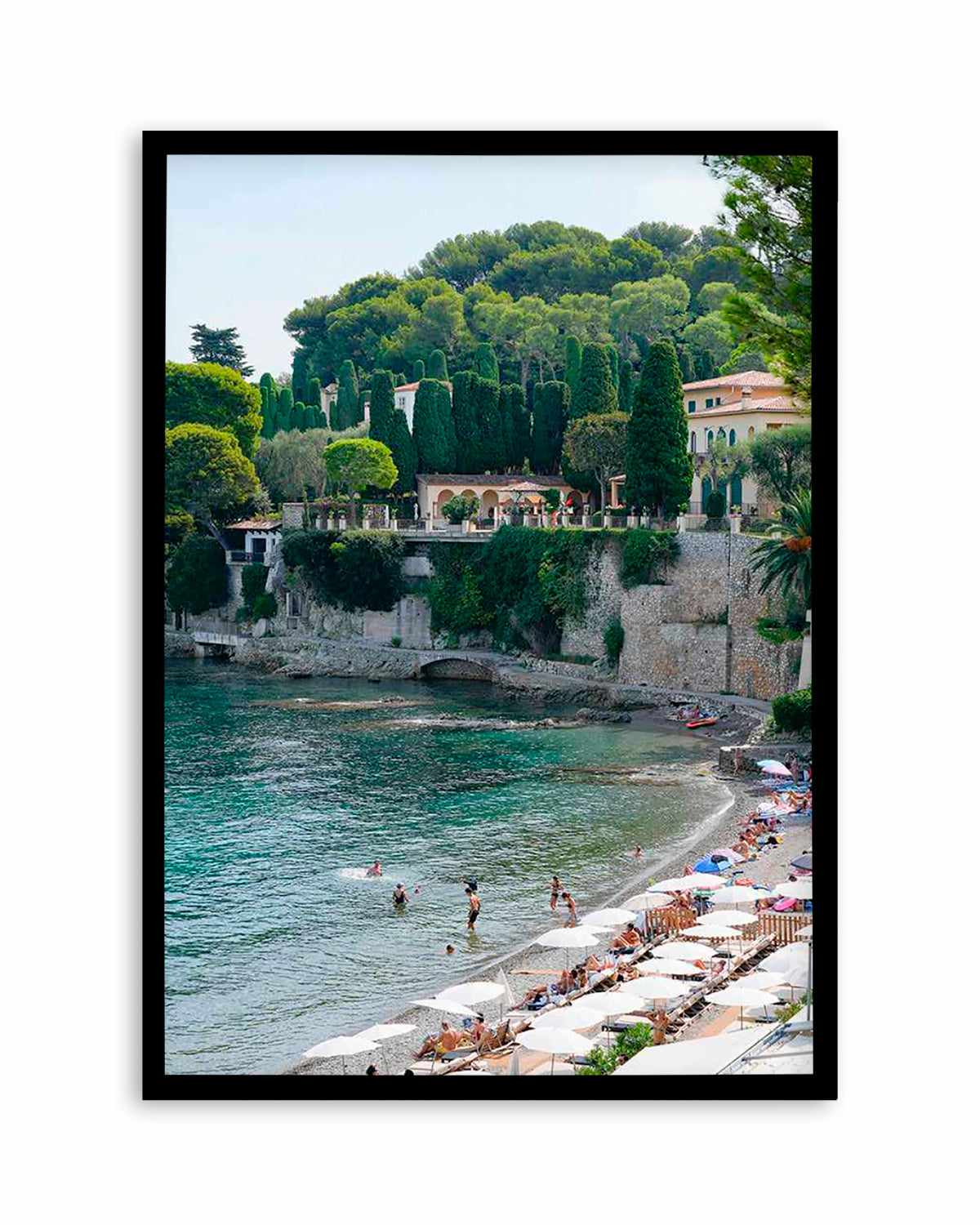 French Riviera by Kamalia Studio Art Print