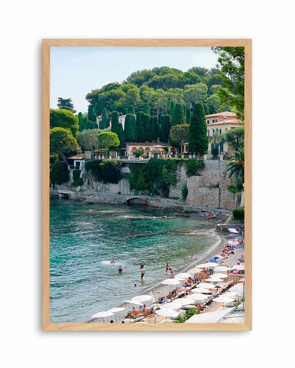 French Riviera by Kamalia Studio Art Print