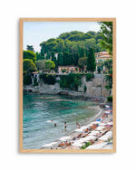 French Riviera by Kamalia Studio Art Print
