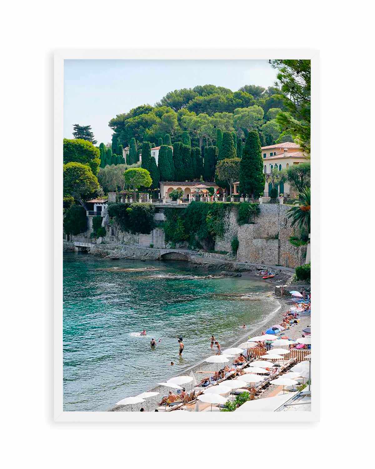 French Riviera by Kamalia Studio Art Print