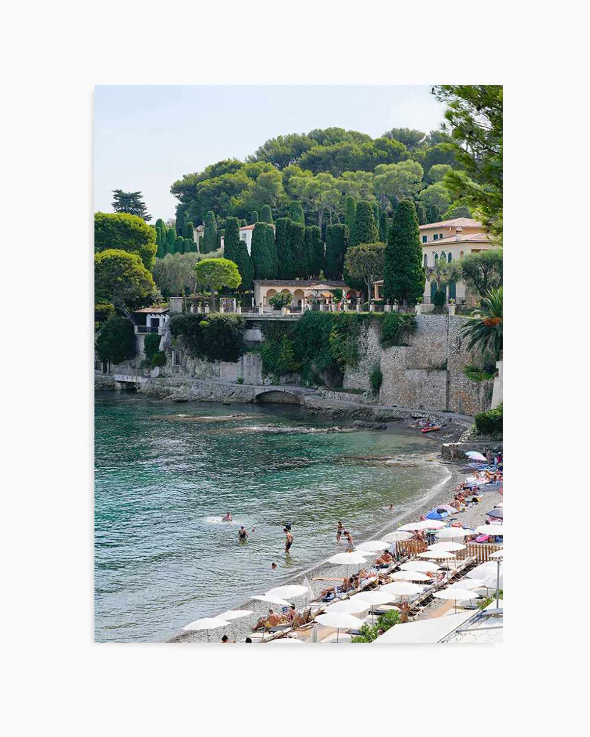 French Riviera by Kamalia Studio Art Print