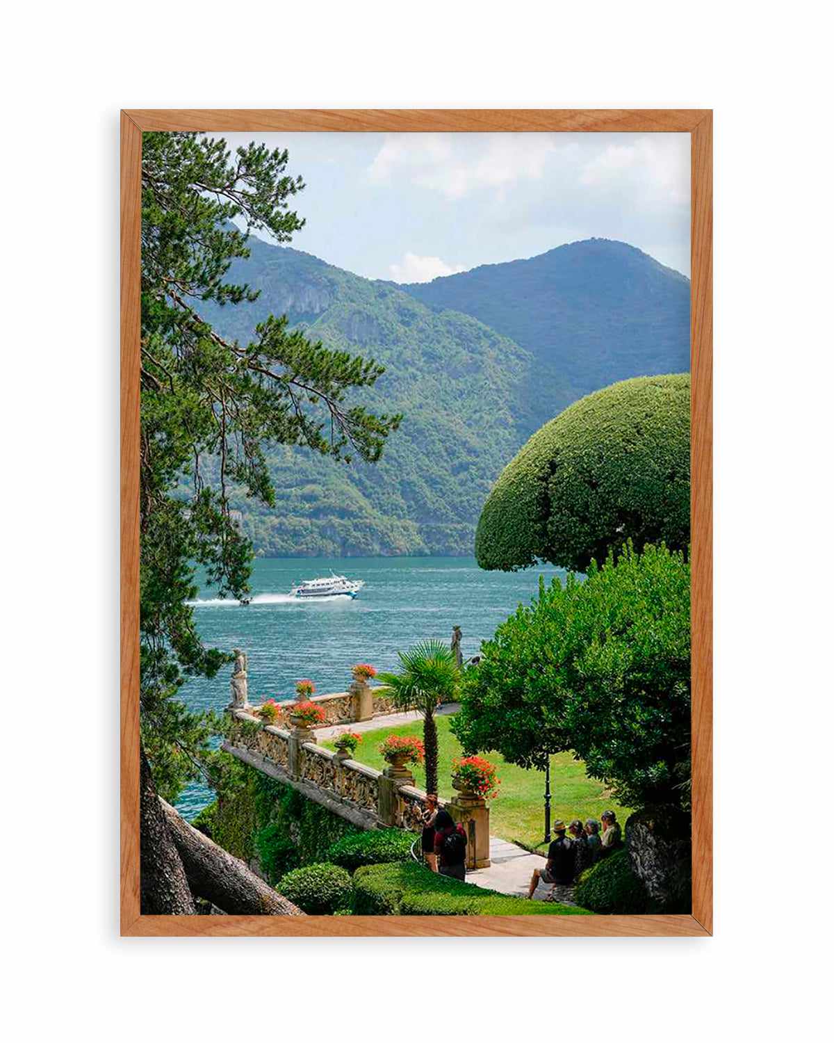 Lake Como Views by Kamalia Studio Art Print