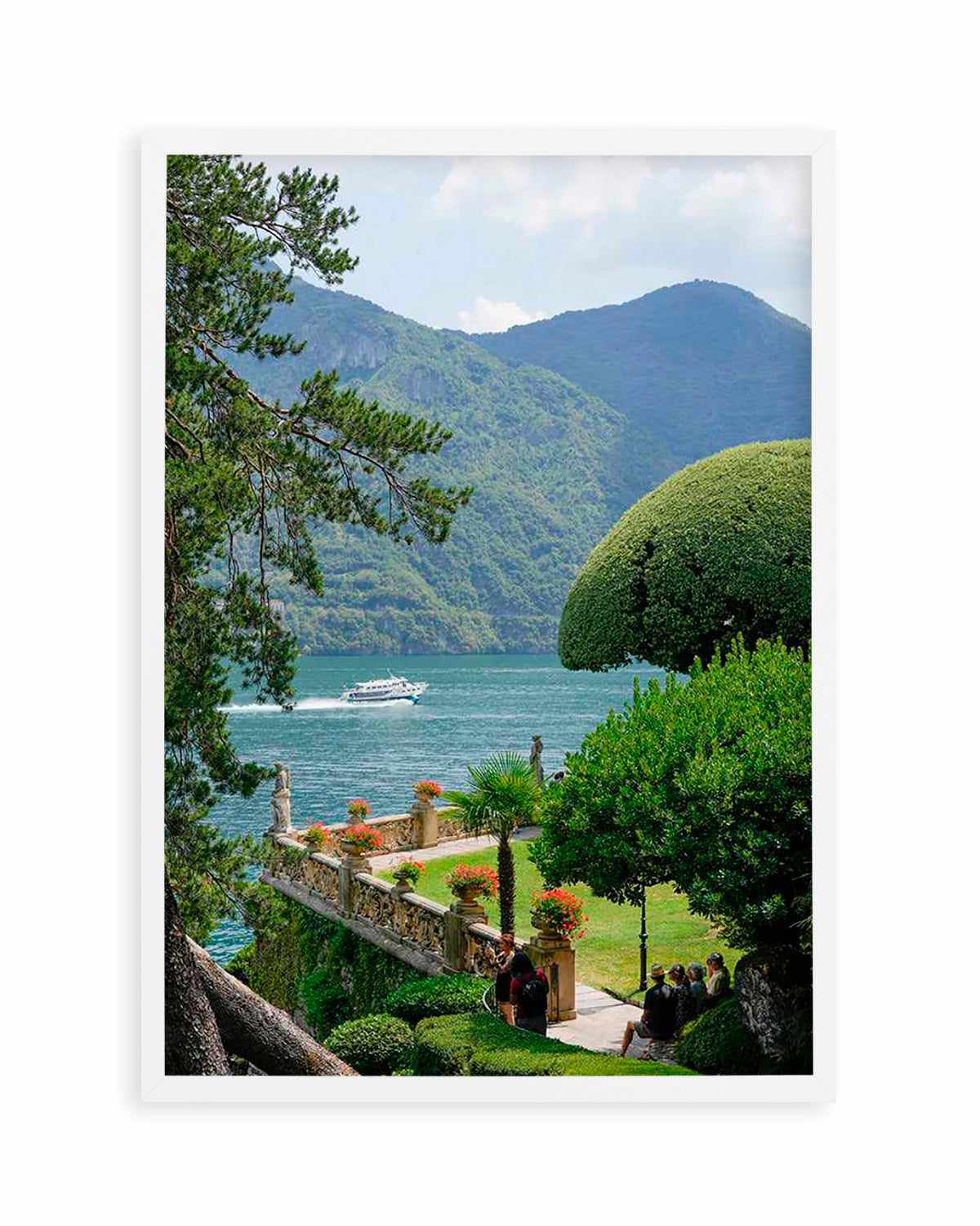 Lake Como Views by Kamalia Studio Art Print