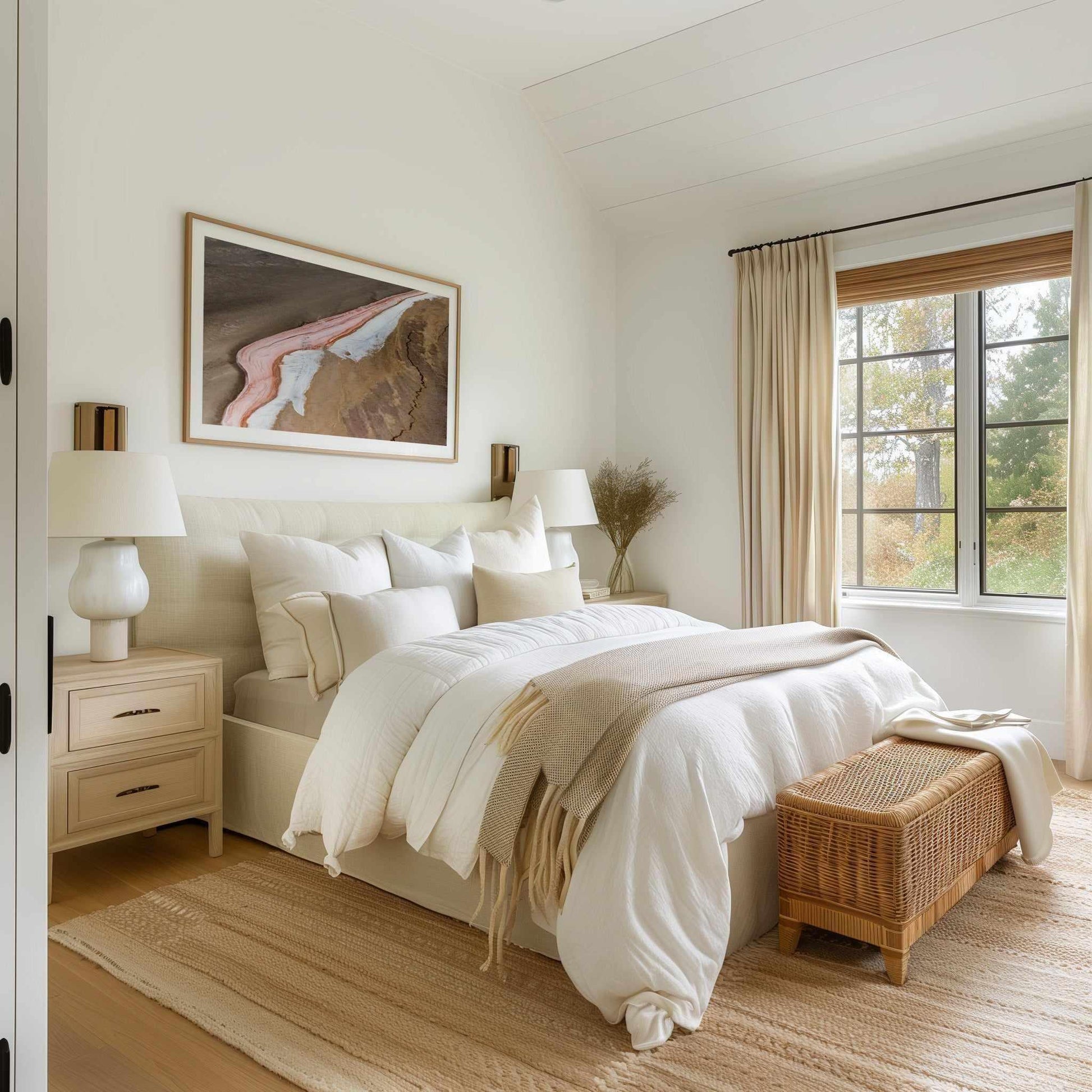 Lake Eye I | Panoramic Art Print from Olive et Oriel where you can shop wallpaper and artworks online