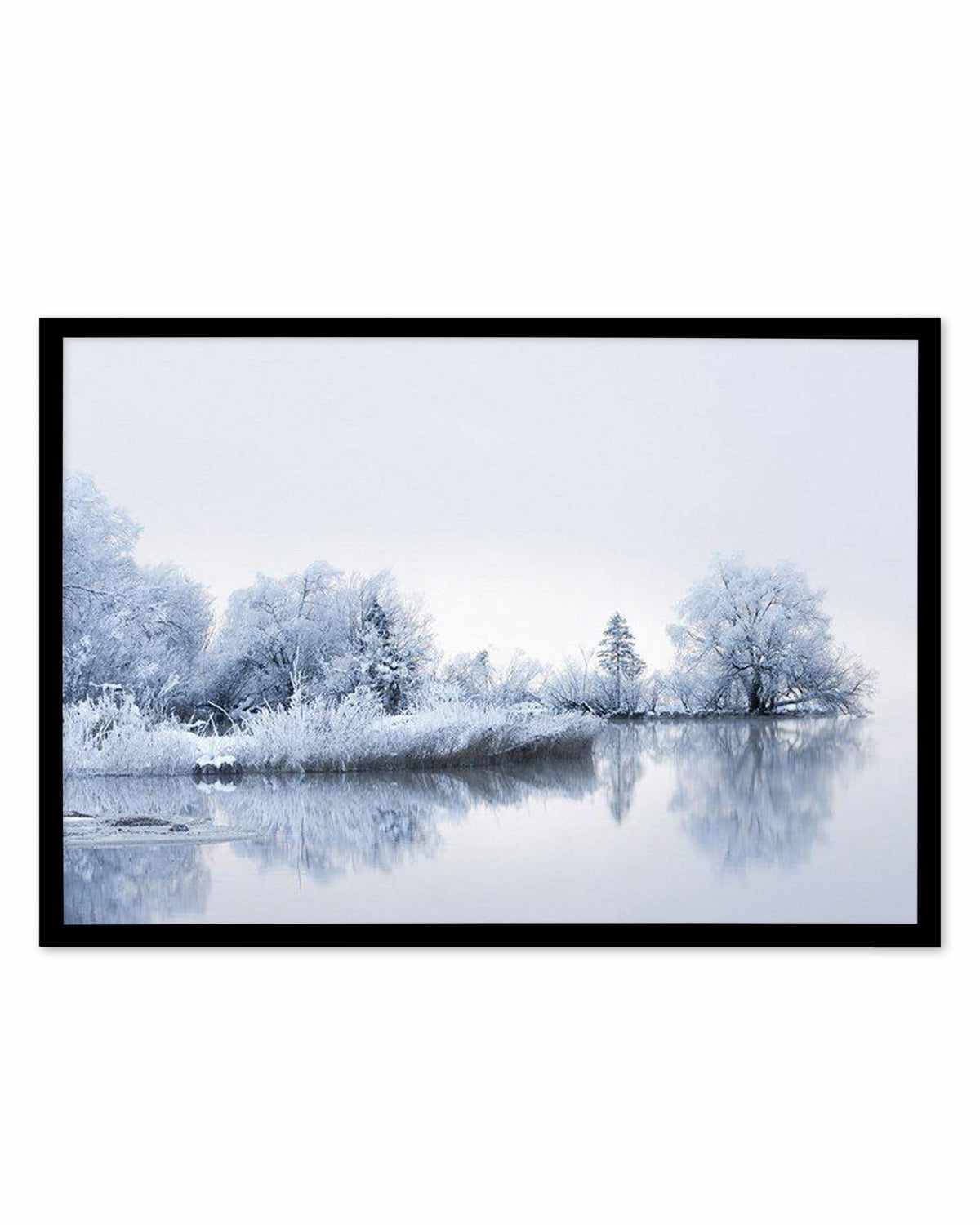 Lake Mist Art Print