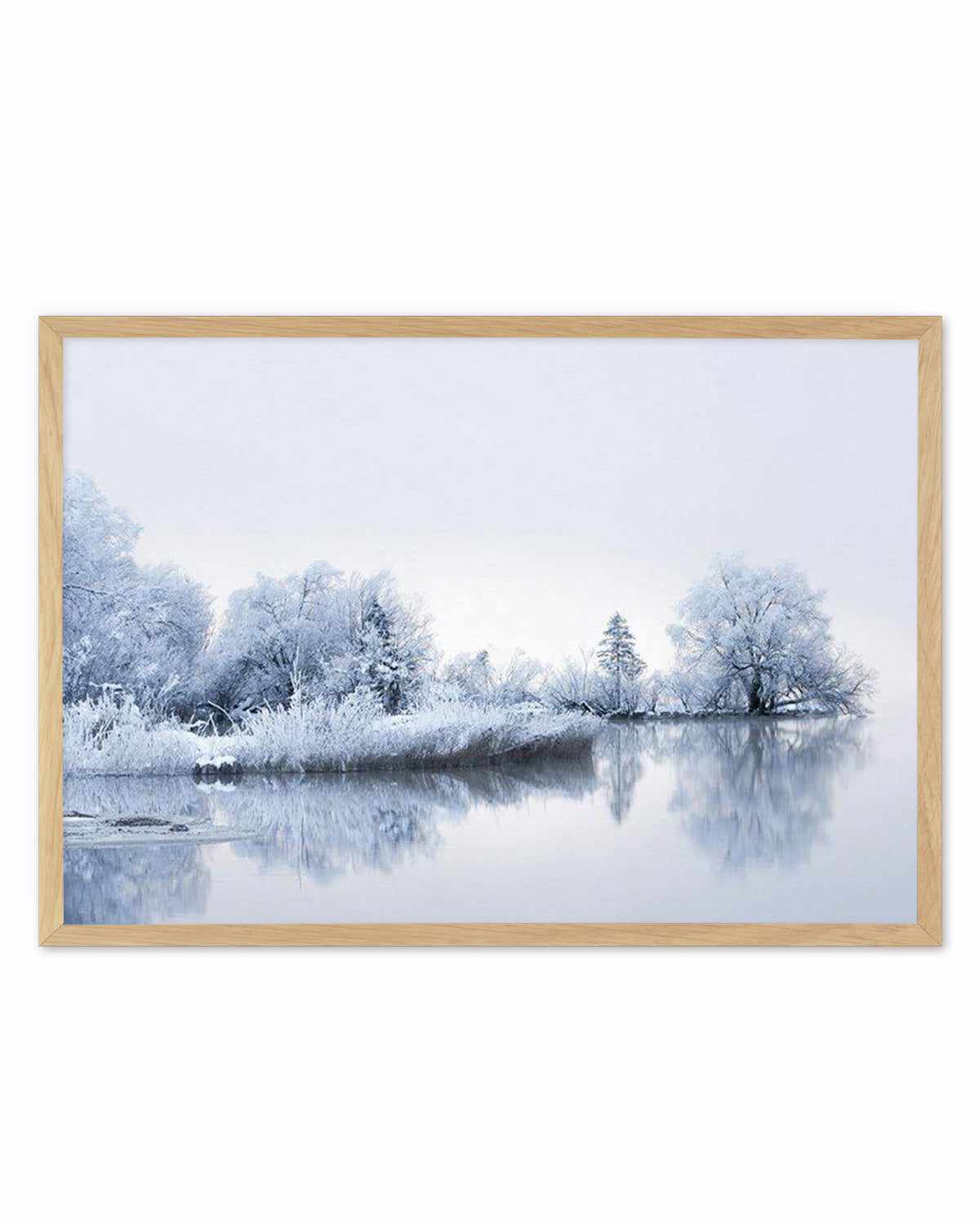 Lake Mist Art Print