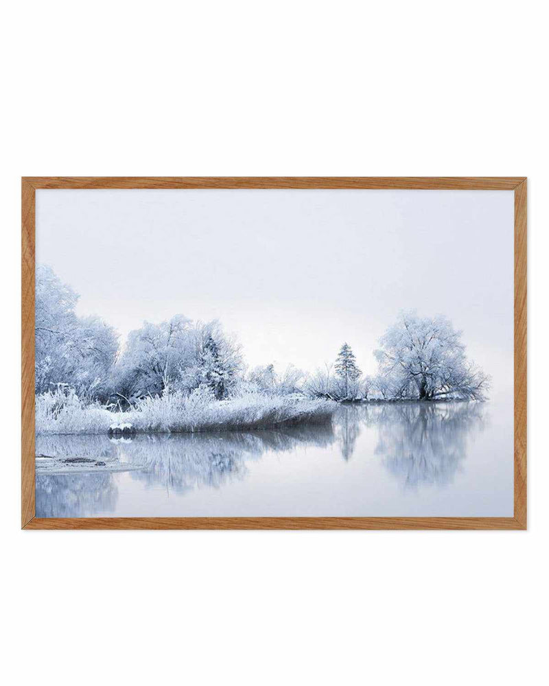 Lake Mist Art Print