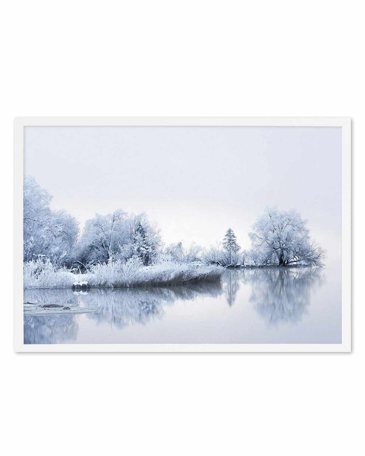 Lake Mist Art Print