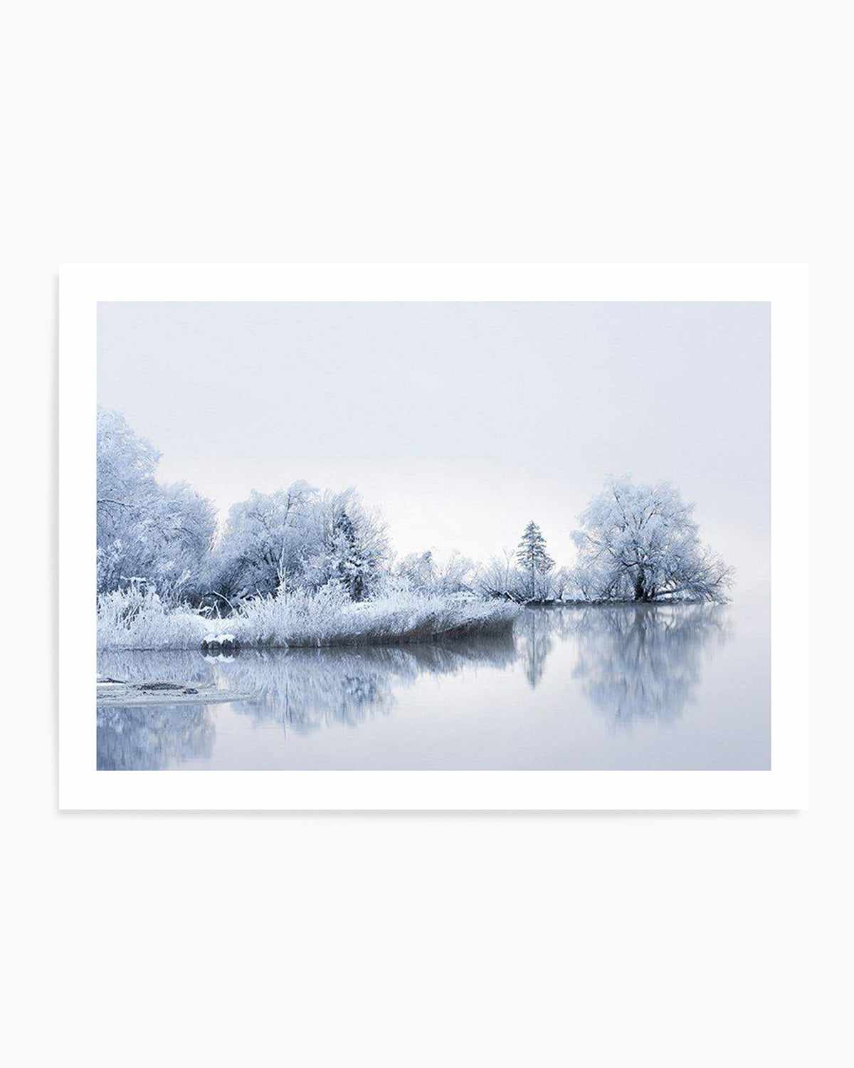 Lake Mist Art Print