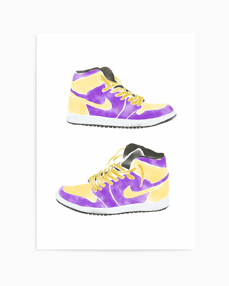 Lakers Shoes | Art Print