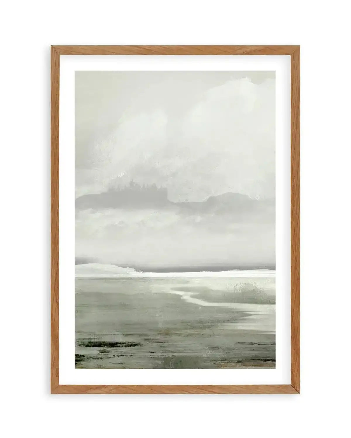 Lakes I by Dan Hobday Art Print-PRINT-Olive et Oriel-Dan Hobday-50x70 cm | 19.6" x 27.5"-Walnut-With White Border-Buy-Australian-Art-Prints-Online-with-Olive-et-Oriel-Your-Artwork-Specialists-Austrailia-Decorate-With-Coastal-Photo-Wall-Art-Prints-From-Our-Beach-House-Artwork-Collection-Fine-Poster-and-Framed-Artwork