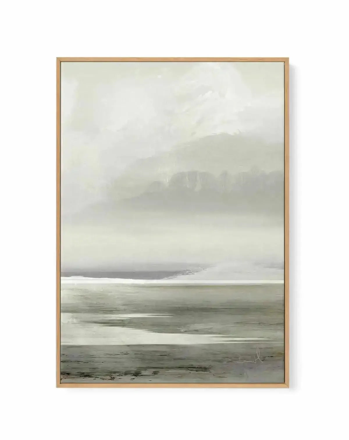 Lakes II by Dan Hobday | Framed Canvas Art Print from Olive et Oriel where you can shop wallpaper and artworks online