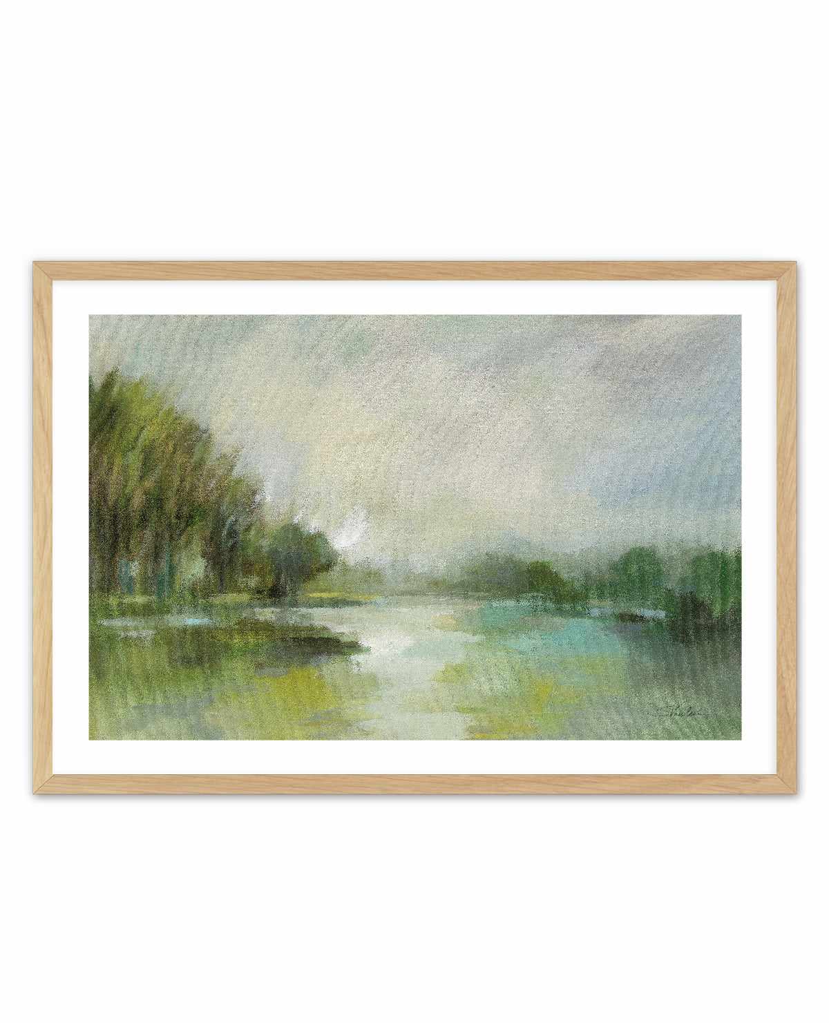 Lakeside Fog | Art Print