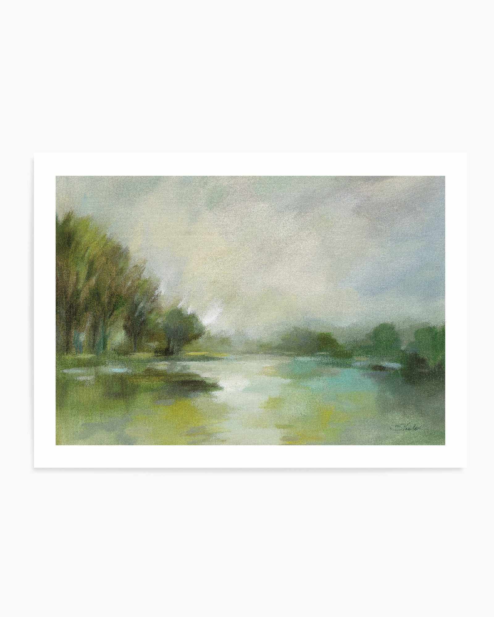 Lakeside Fog | Art Print