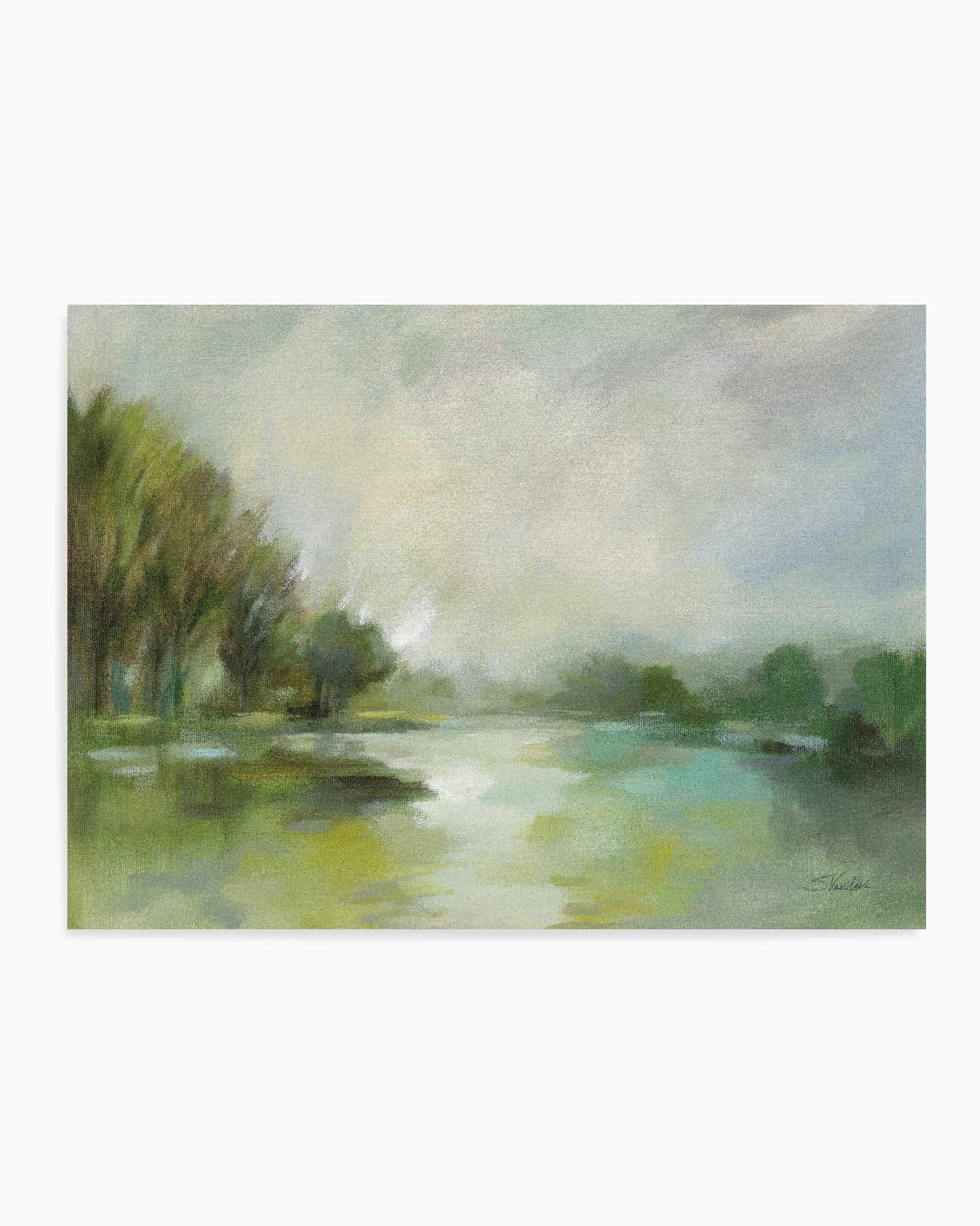 Lakeside Fog | Art Print