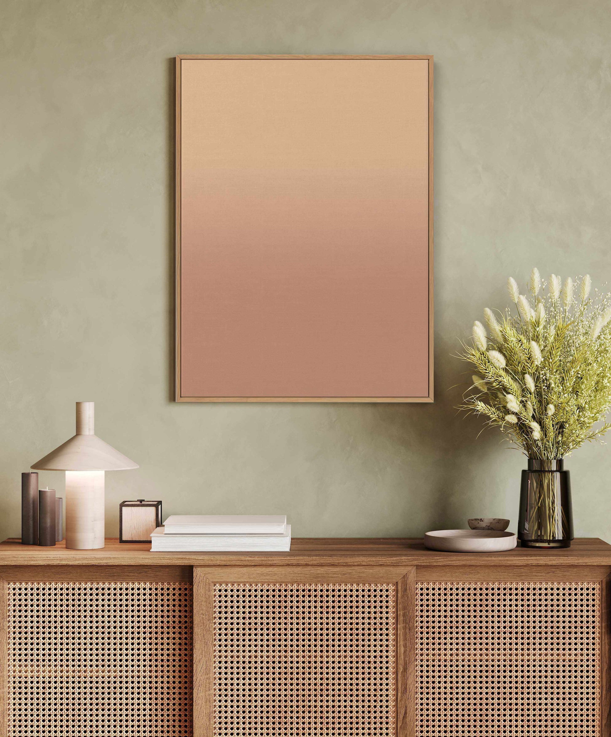 Land - The Faded Collection | Framed Canvas Art Print from Olive et Oriel where you can shop wallpaper and artworks online