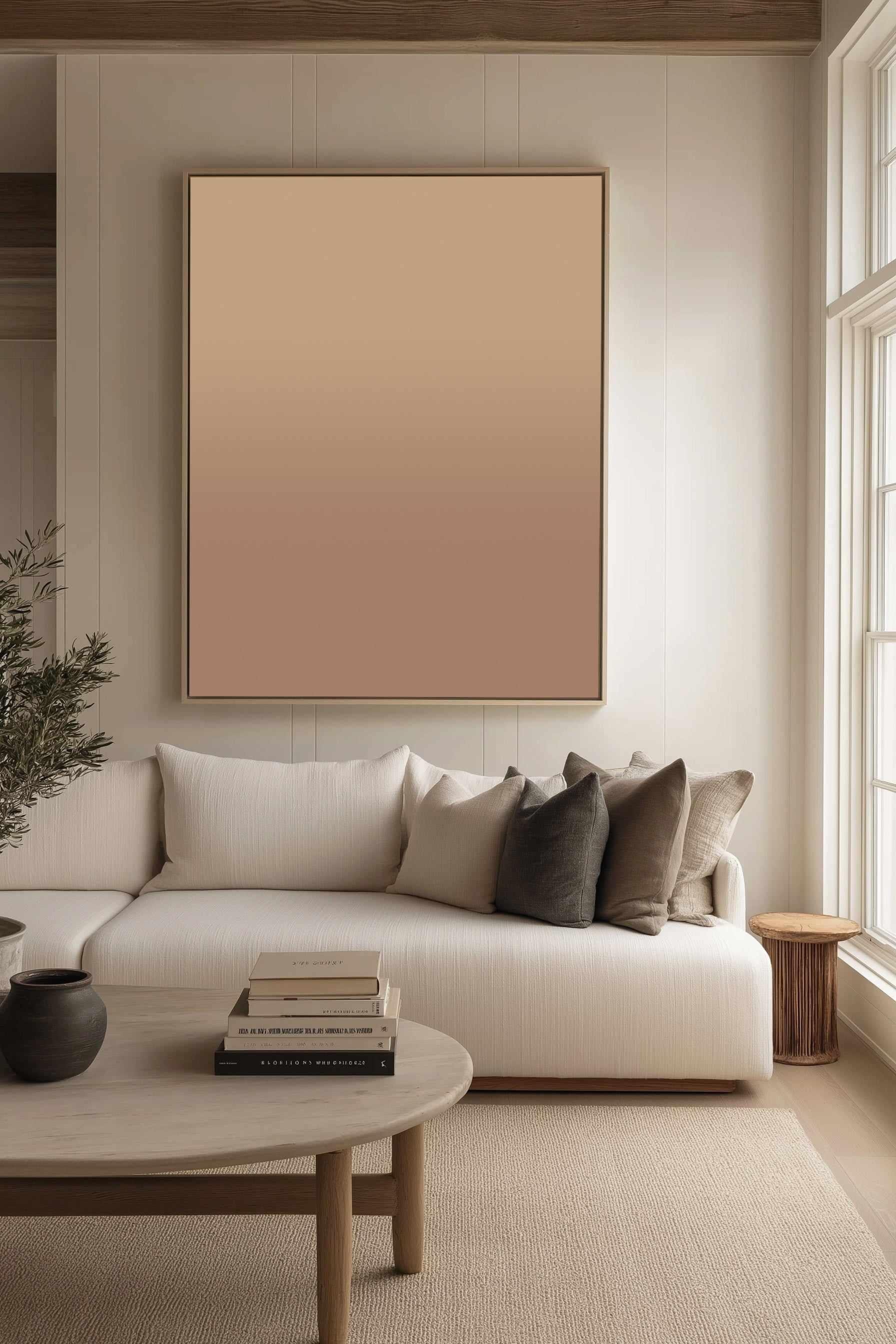 Land - The Faded Collection | Framed Canvas Art Print from Olive et Oriel where you can shop wallpaper and artworks online