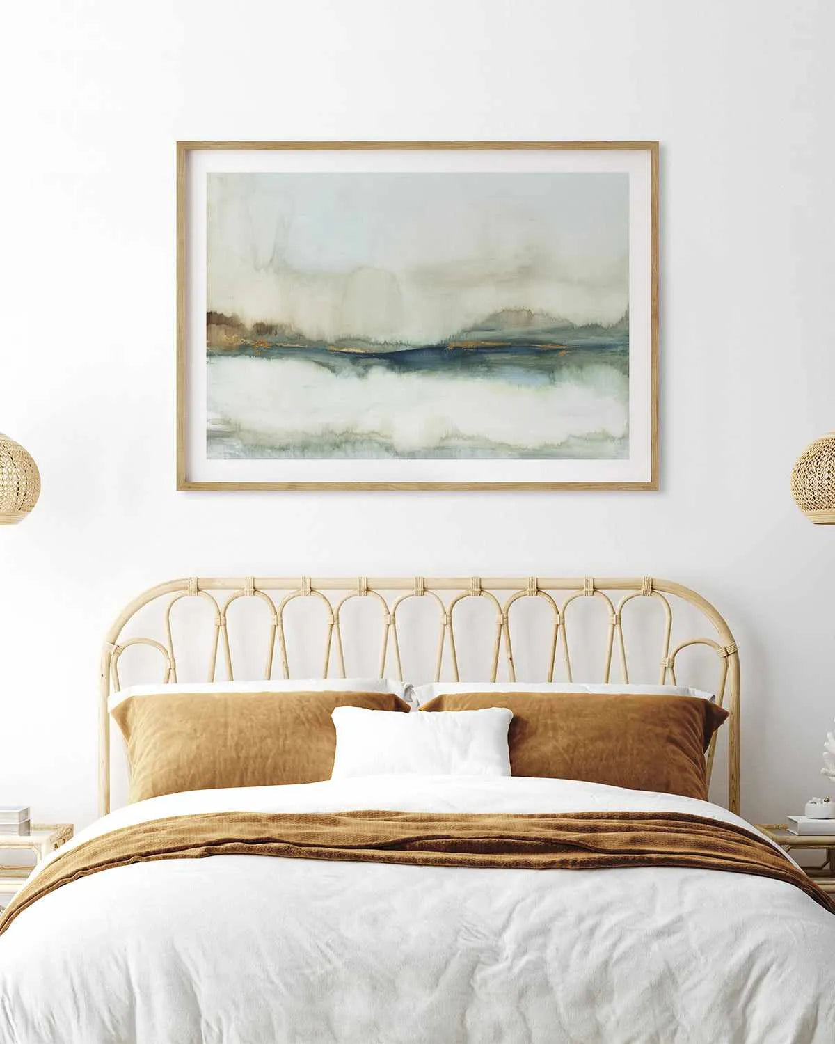 Land Reflection Art Print from Olive et Oriel where you can shop wallpaper and artworks online