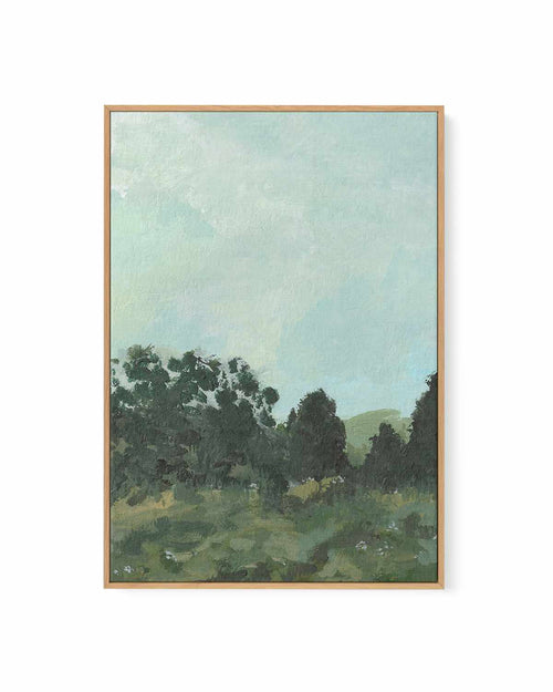 Landscape Abstract by Josephine Wianto | Framed Canvas Art Print