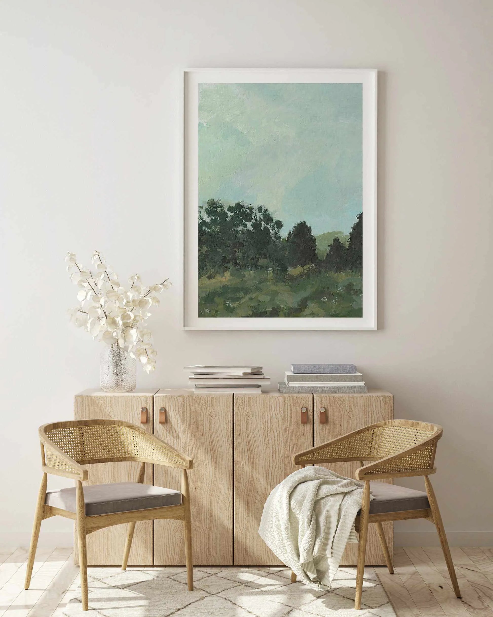 Landscape Abstract by Josephine Wianto Art Print from Olive et Oriel where you can shop wallpaper and artworks online