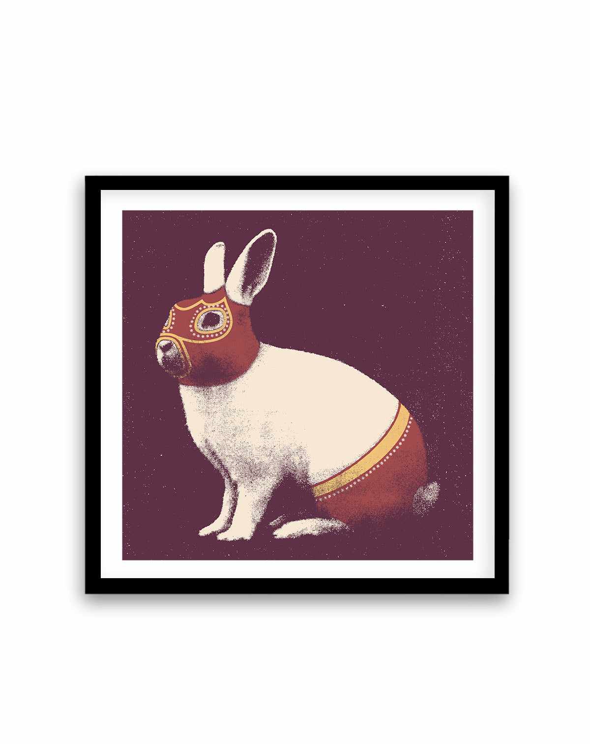 Lapin Catcheur By Florent Bodart | Art Print