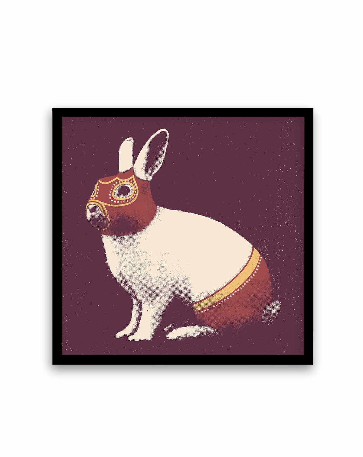 Lapin Catcheur By Florent Bodart | Art Print