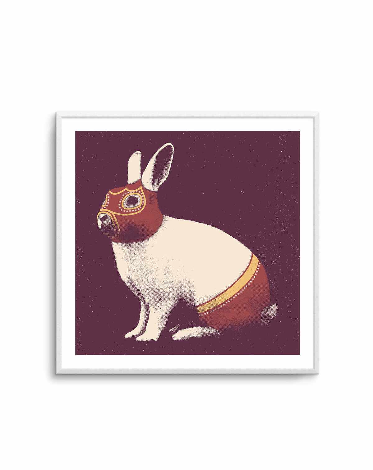 Lapin Catcheur By Florent Bodart | Art Print