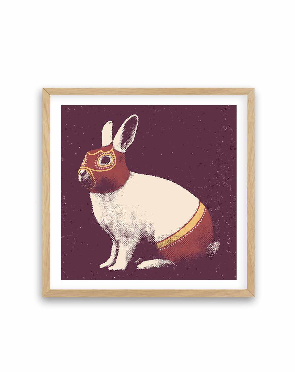 Lapin Catcheur By Florent Bodart | Art Print