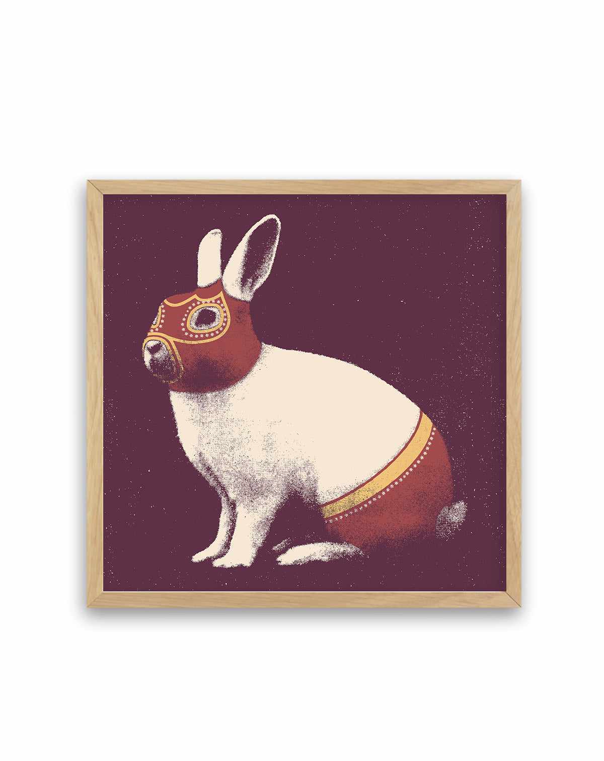 Lapin Catcheur By Florent Bodart | Art Print