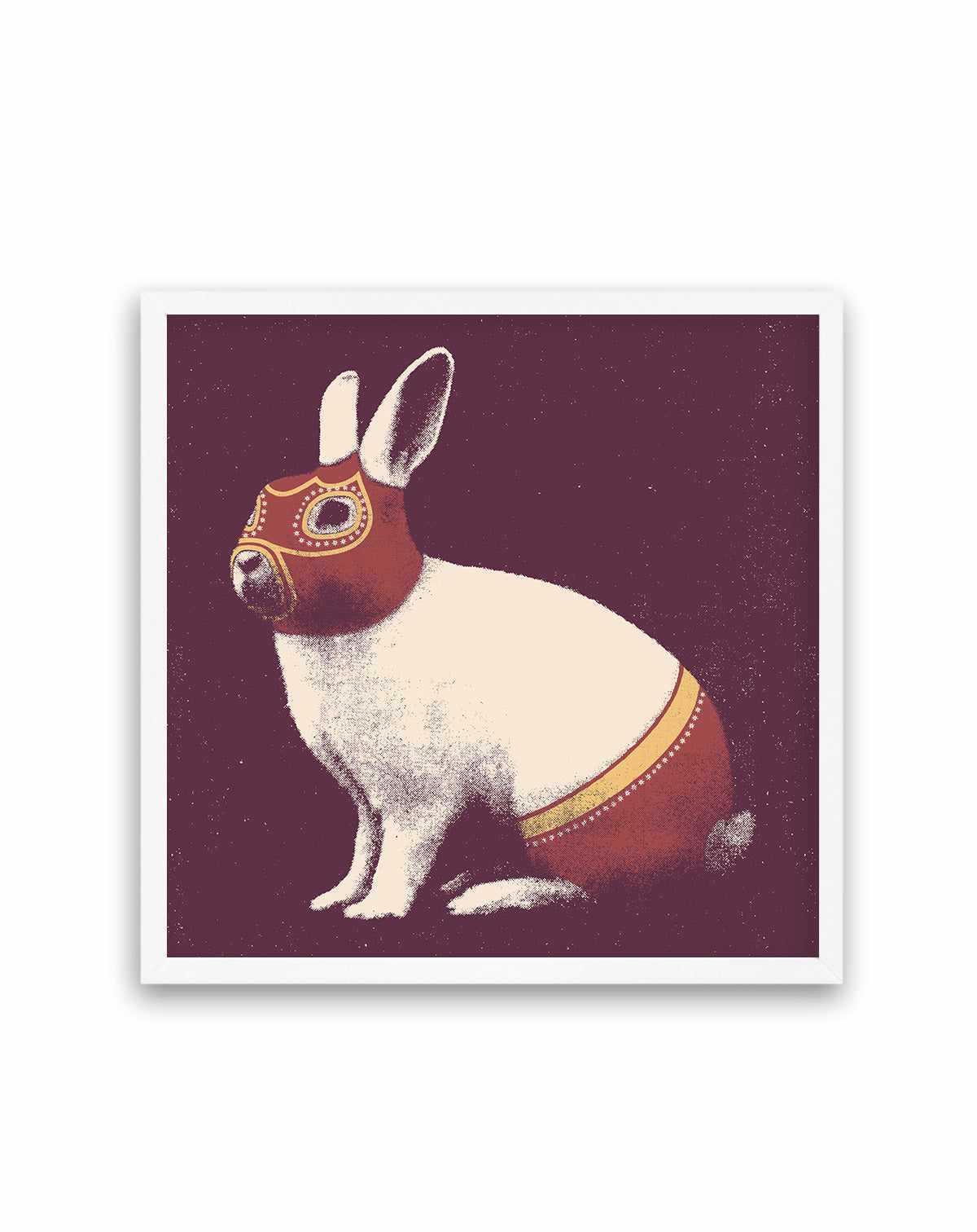 Lapin Catcheur By Florent Bodart | Art Print