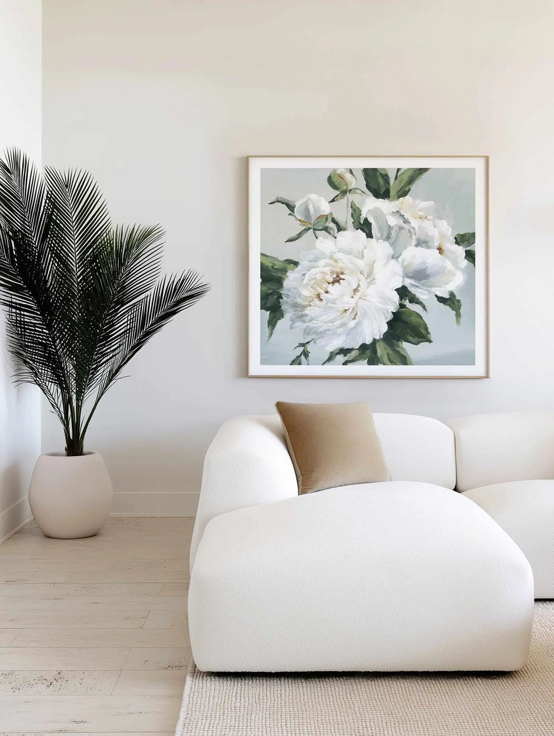 Large Peonies I Art Print from Olive et Oriel where you can shop wallpaper and artworks online