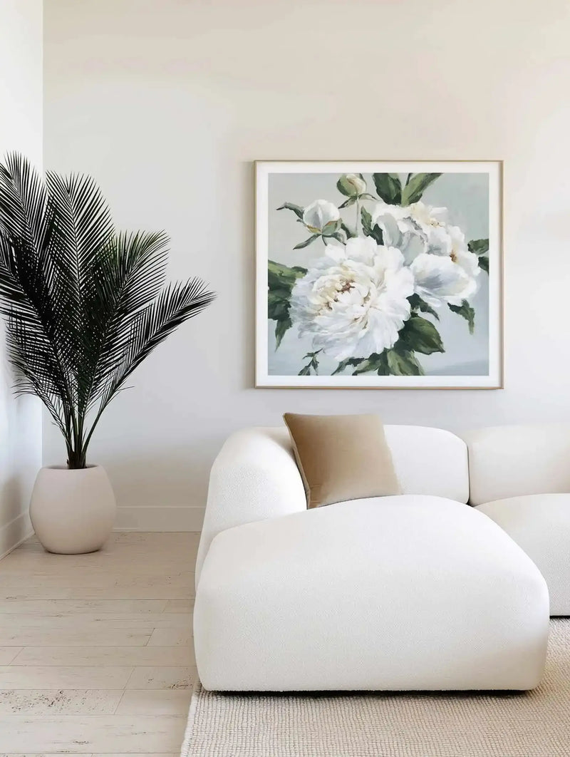 Large Peonies I Art Print from Olive et Oriel where you can shop wallpaper and artworks online