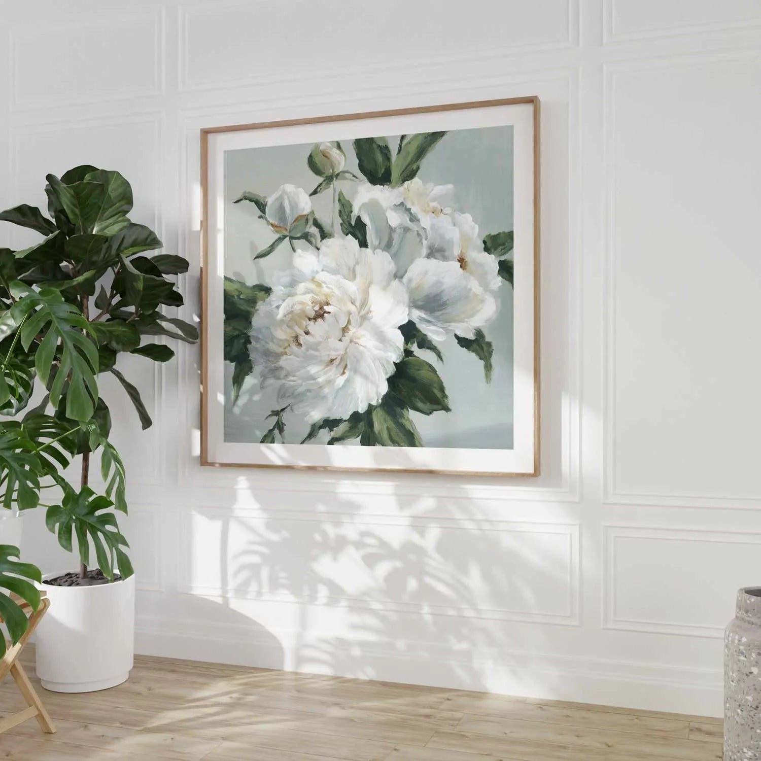 Large Peonies I Art Print from Olive et Oriel where you can shop wallpaper and artworks online