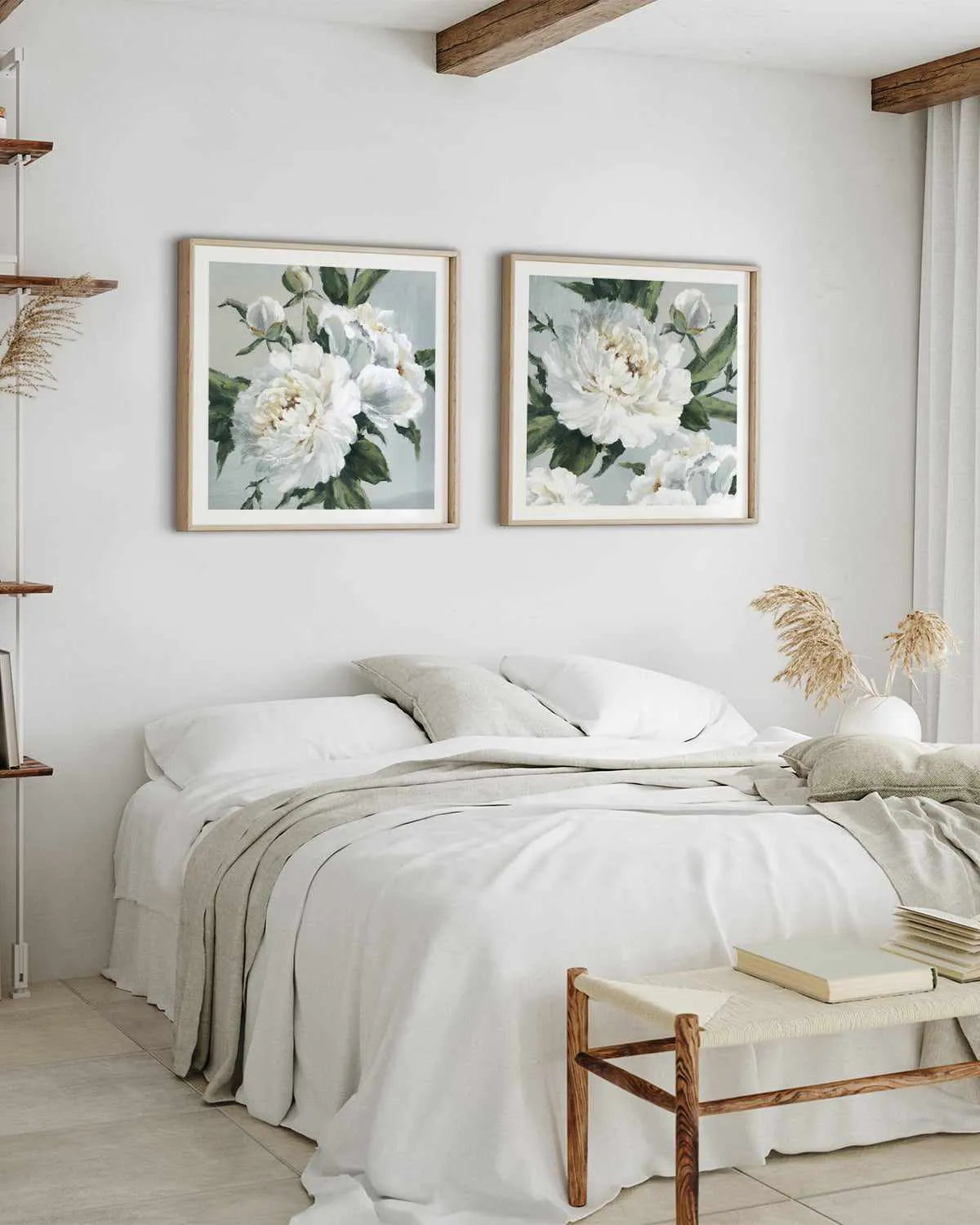 Large Peonies I Art Print from Olive et Oriel where you can shop wallpaper and artworks online