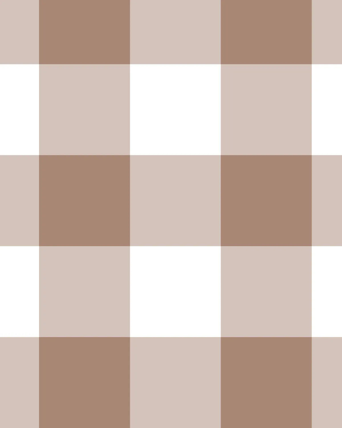 Large Gingham Check Chocolate Brown Wallpaper from Olive et Oriel where you can shop wallpaper and artworks online