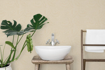 Larkspur in Beige by William Morris Wallpaper from Olive et Oriel where you can shop wallpaper and artworks online