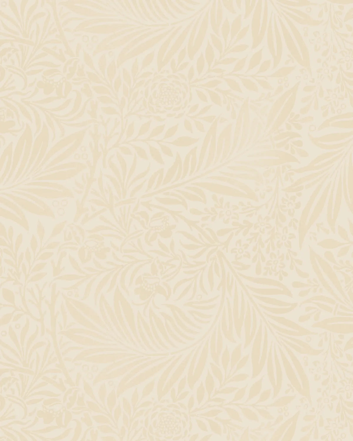 Larkspur in Beige by William Morris Wallpaper from Olive et Oriel where you can shop wallpaper and artworks online